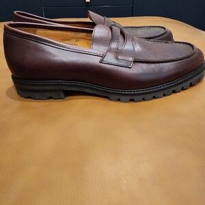 Classic Brown Leather Men's Loafers
